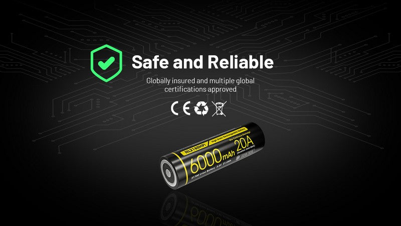 batterie Nitecore NL2160HPi 6000mAh 20A 9