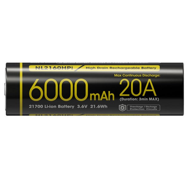 batterie Nitecore NL2160HPi 6000mAh 20A 0 03