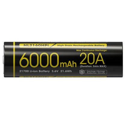 batterie Nitecore NL2160HPi 6000mAh 20A 0 03