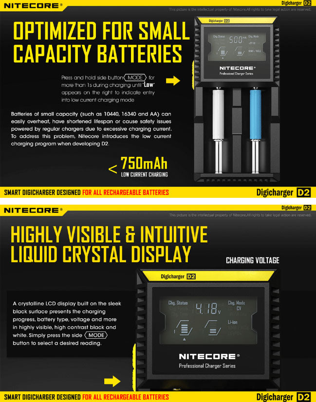 chargeur Nitecore D2 09