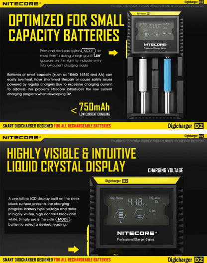 chargeur Nitecore D2 09