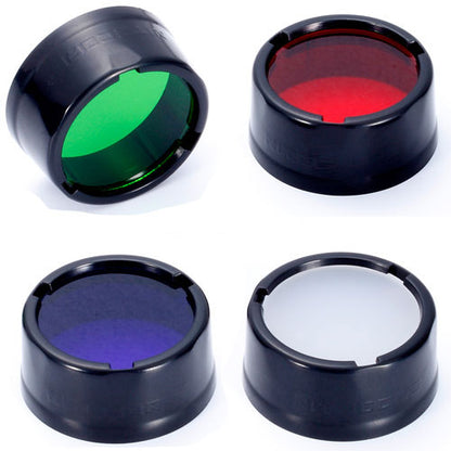 Filtres et diffuseur Nitecore pour lampe torche de 40 mm de diamètre de tête