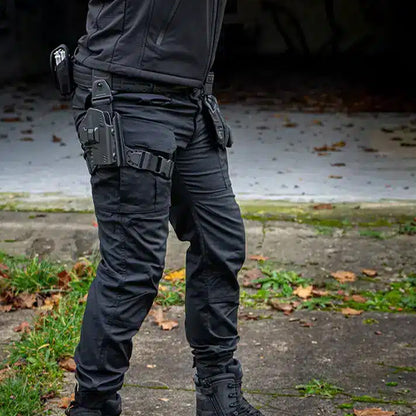 Pantalon de combat Noir GK DUTYCALL - pantalon tactique Ripstop stretch