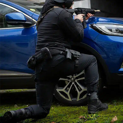 Pantalon de combat Noir GK DUTYCALL - pantalon tactique Ripstop stretch