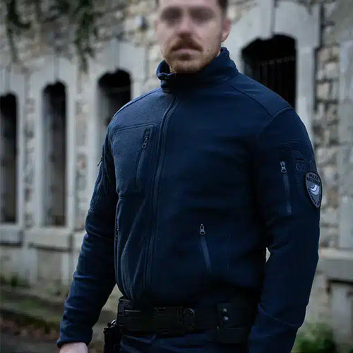 Polaire Marine GK DUTYCALL - veste polaire technique certifiée OEKO-TEX