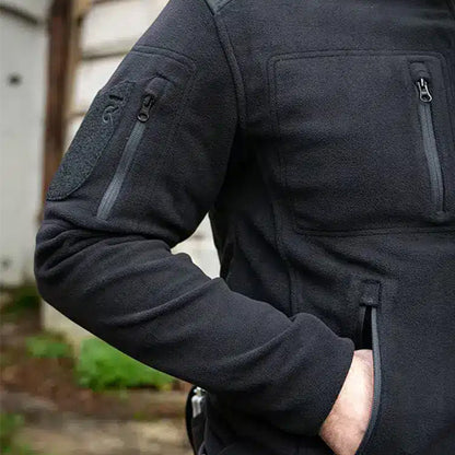Polaire Noire GK DUTYCALL - veste polaire technique certifiée OEKO-TEX
