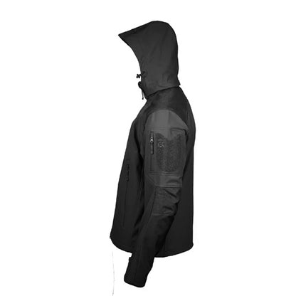 Softshell Ripstop Noire GK DUTYCALL - veste softshell 3 couches imperméable et respirante