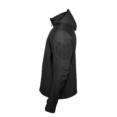Softshell Ripstop Noire GK DUTYCALL - veste softshell 3 couches imperméable et respirante
