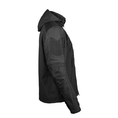 Softshell Ripstop Noire GK DUTYCALL - veste softshell 3 couches imperméable et respirante