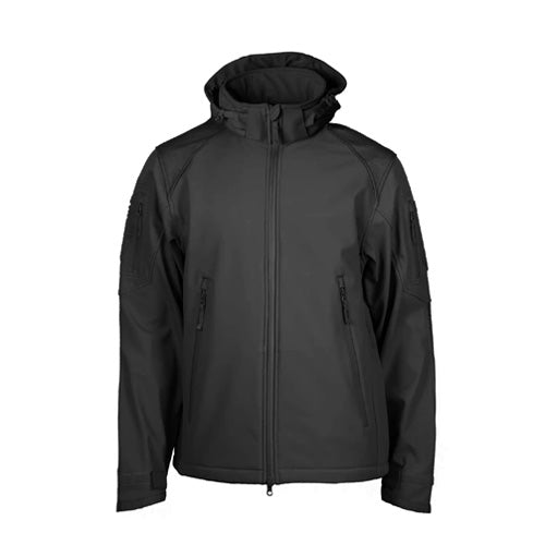 Softshell Ripstop Noire GK DUTYCALL - veste softshell 3 couches imperméable et respirante