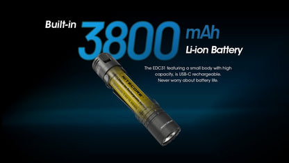 lampe de poche rechargeable EDC Nitecore EDC31 3500lumens 10