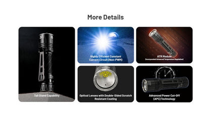 lampe de poche rechargeable EDC Nitecore EDC35 5000lumens 01 21