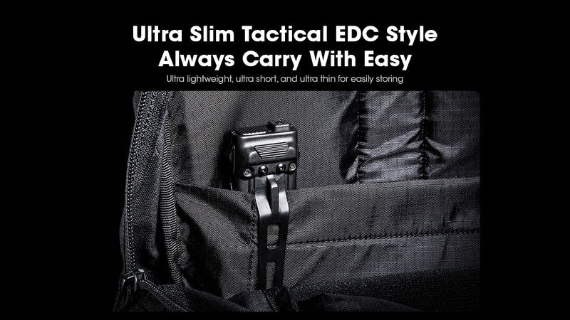 lampe de poche rechargeable EDC tactique ultra slim Nitecore EDC23 2500lumen