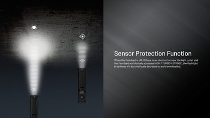 lampe de poche rechargeable EDC tactique ultra slim Nitecore EDC27 UHi 3100l
