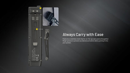 lampe de poche rechargeable EDC tactique ultra slim Nitecore EDC27 UHi 3100l