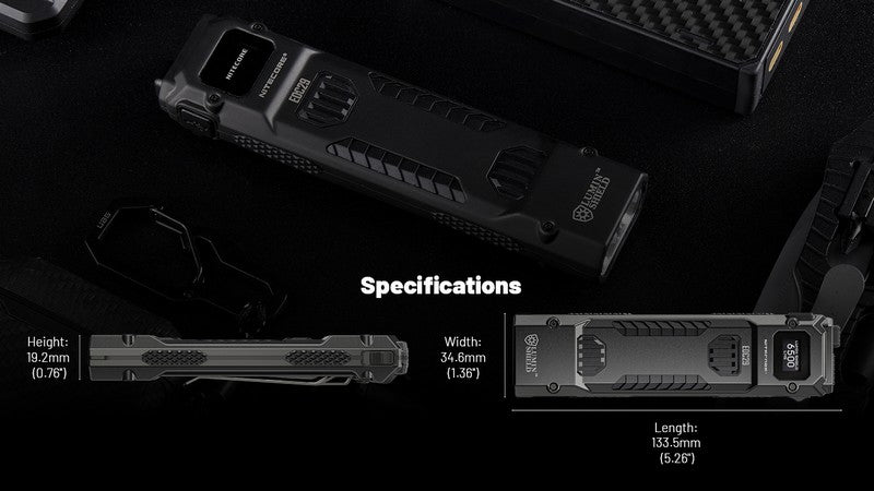 lampe de poche rechargeable EDC ultra slim Nitecore EDC29 6500lumens 01 16