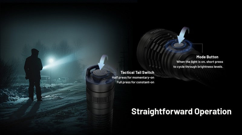 lampe de poche tactique Nitecore MH40 PRO 3500 lumens 01 08