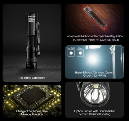 lampe de poche tactique Nitecore MT1A PRO 800 lumens 01 09