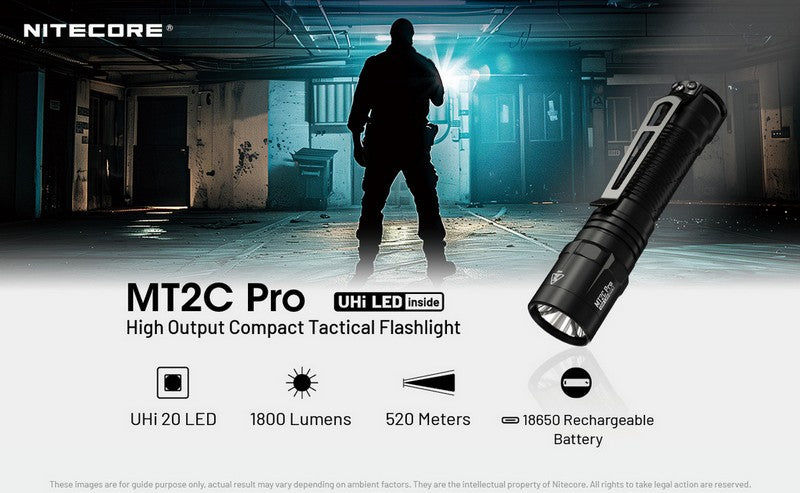 lampe de poche tactique Nitecore MT2C PRO 1800 lumens 01 01