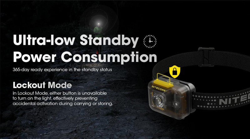 lampe frontale Nitecore HA13 350 lumens double sortie deux sources d aliment