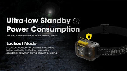 lampe frontale Nitecore HA13 350 lumens double sortie deux sources d aliment