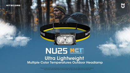 lampe frontale Nitecore NU25 MCT 400Lumens 1 1