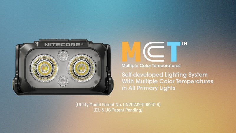 lampe frontale Nitecore NU25 MCT UL 400Lumens 1 2