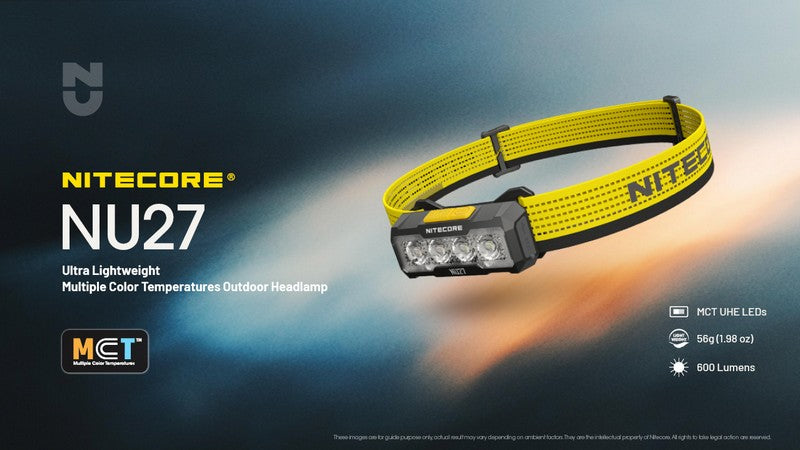 lampe frontale Nitecore NU27 600Lumens 01 1