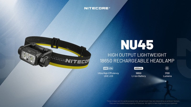 lampe frontale Nitecore NU45 1700Lumens 01 01