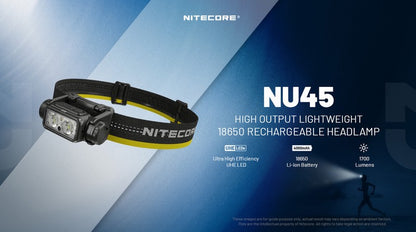 lampe frontale Nitecore NU45 1700Lumens 01 01