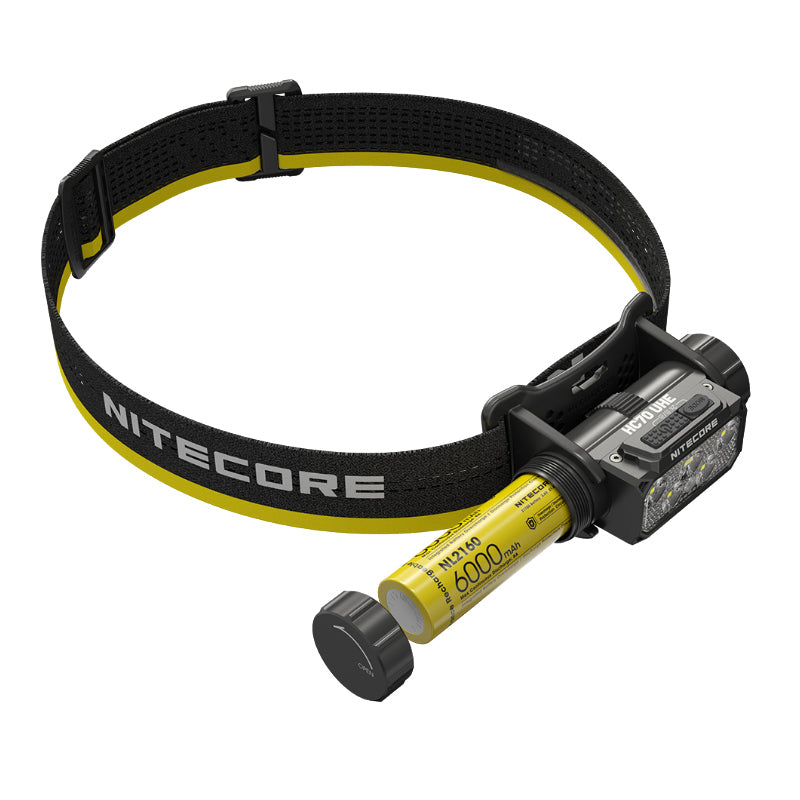 lampe frontale professionnelle Nitecore HC70 1600 lumens batterie 21700 6000