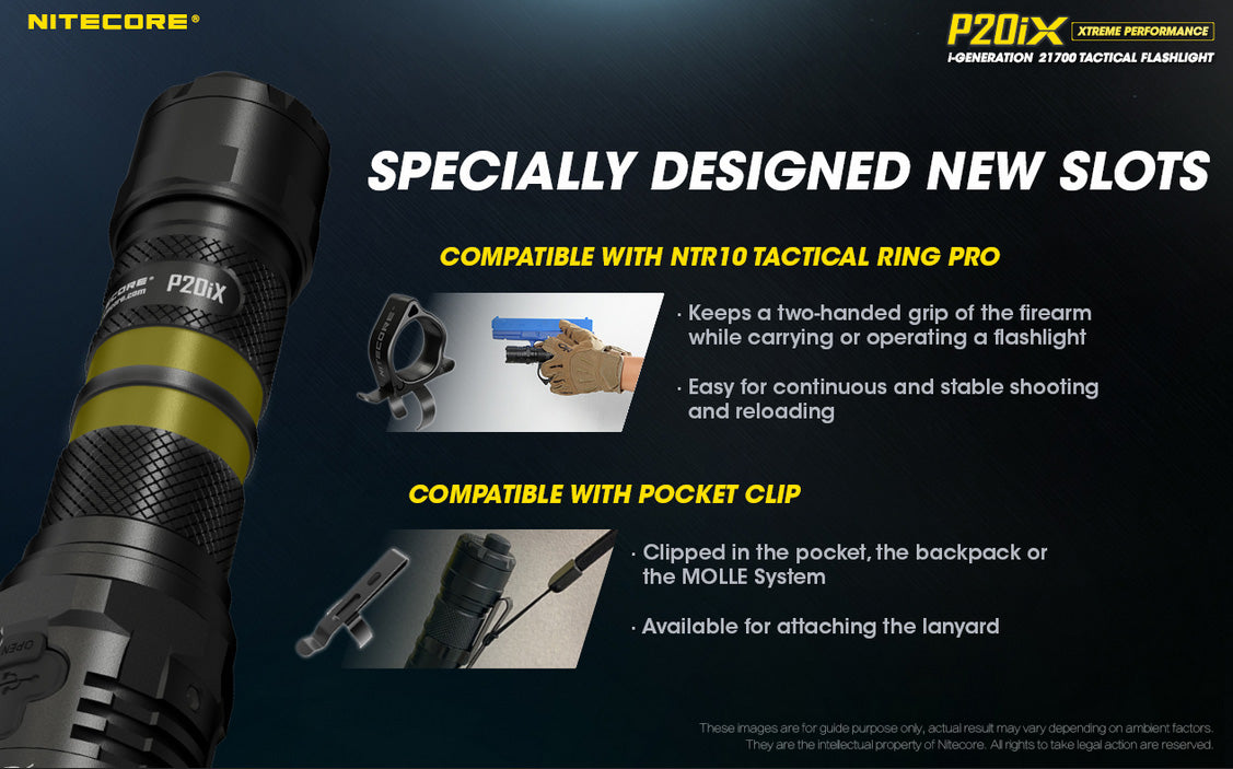 lampe tactique Nitecore P20ix