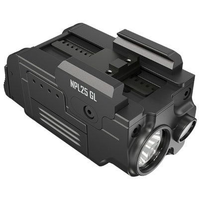 lampe tactique pour arme Nitecore NPL25GL 900 lumens laser vert rechargeable