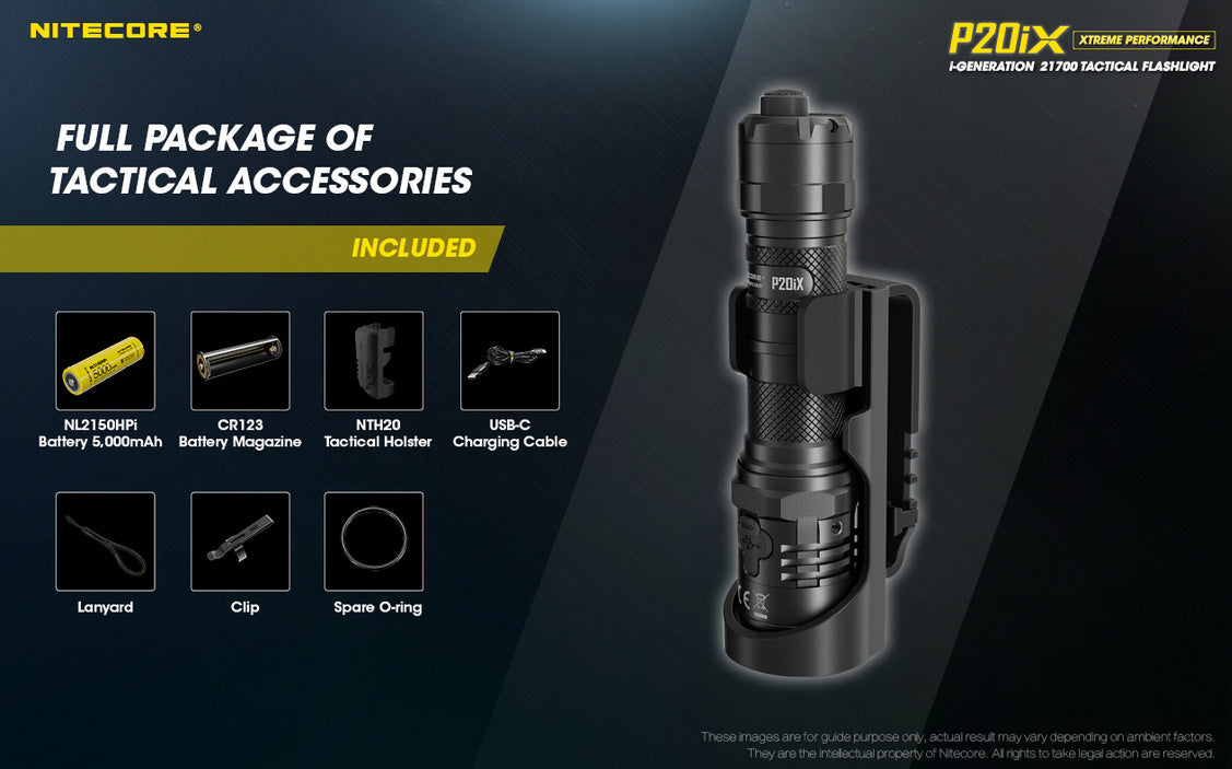 Lampe Nitecore P20iX - 4000Lumens – LUMIPEAK