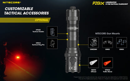lampe torche tactique nitecore P20ix NTR10
