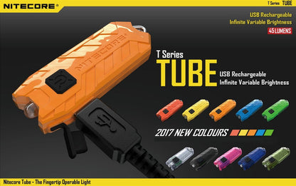 lampes Nitecore tube colors 2017