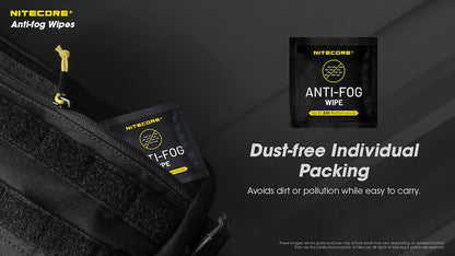 lingettes anti buee antibacteriennes Nitecore CK007 30 pieces 01 7