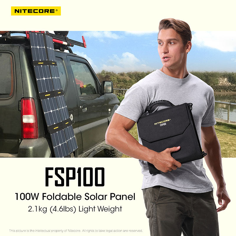 panneau Solaire Nitecore FSP100