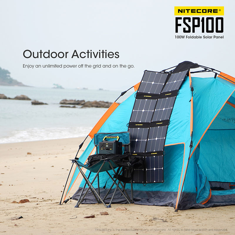 panneau Solaire outdoor Nitecore FSP100