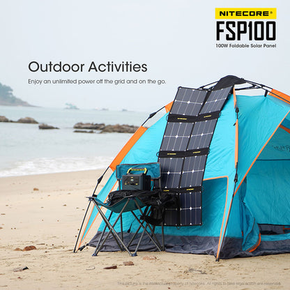 panneau Solaire outdoor Nitecore FSP100