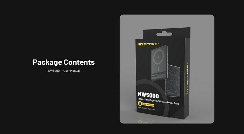 powerbank batterie externe magnetique nitecore NW5000 01 15