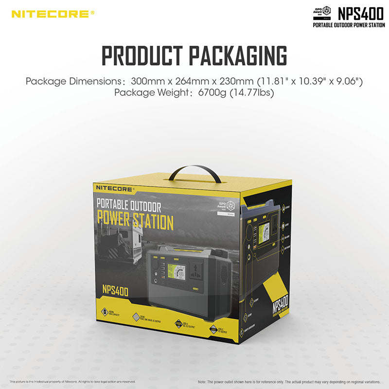 station powerbank batterie nomade Nitecore NPS400 01 23