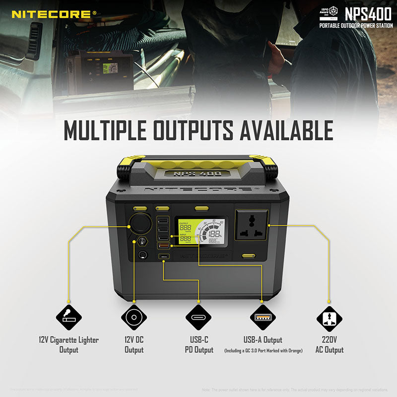 station powerbank batterie nomade Nitecore NPS400 01 29