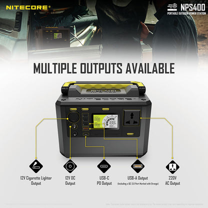 station powerbank batterie nomade Nitecore NPS400 01 29