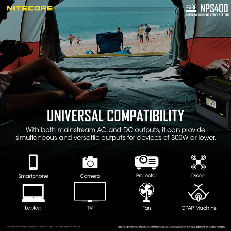 station powerbank batterie nomade Nitecore NPS400 01 30