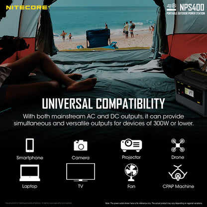 station powerbank batterie nomade Nitecore NPS400 01 30