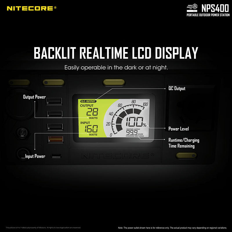 station powerbank batterie nomade Nitecore NPS400 01 42