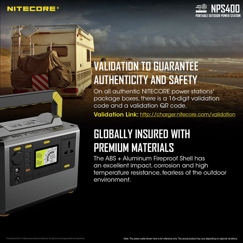station powerbank batterie nomade Nitecore NPS400 01 44